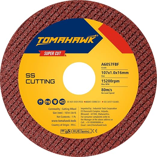 4 .5in 115x1.2x22mm Cutting Disc Supercut Wheel Abrasive Cutting Wheel