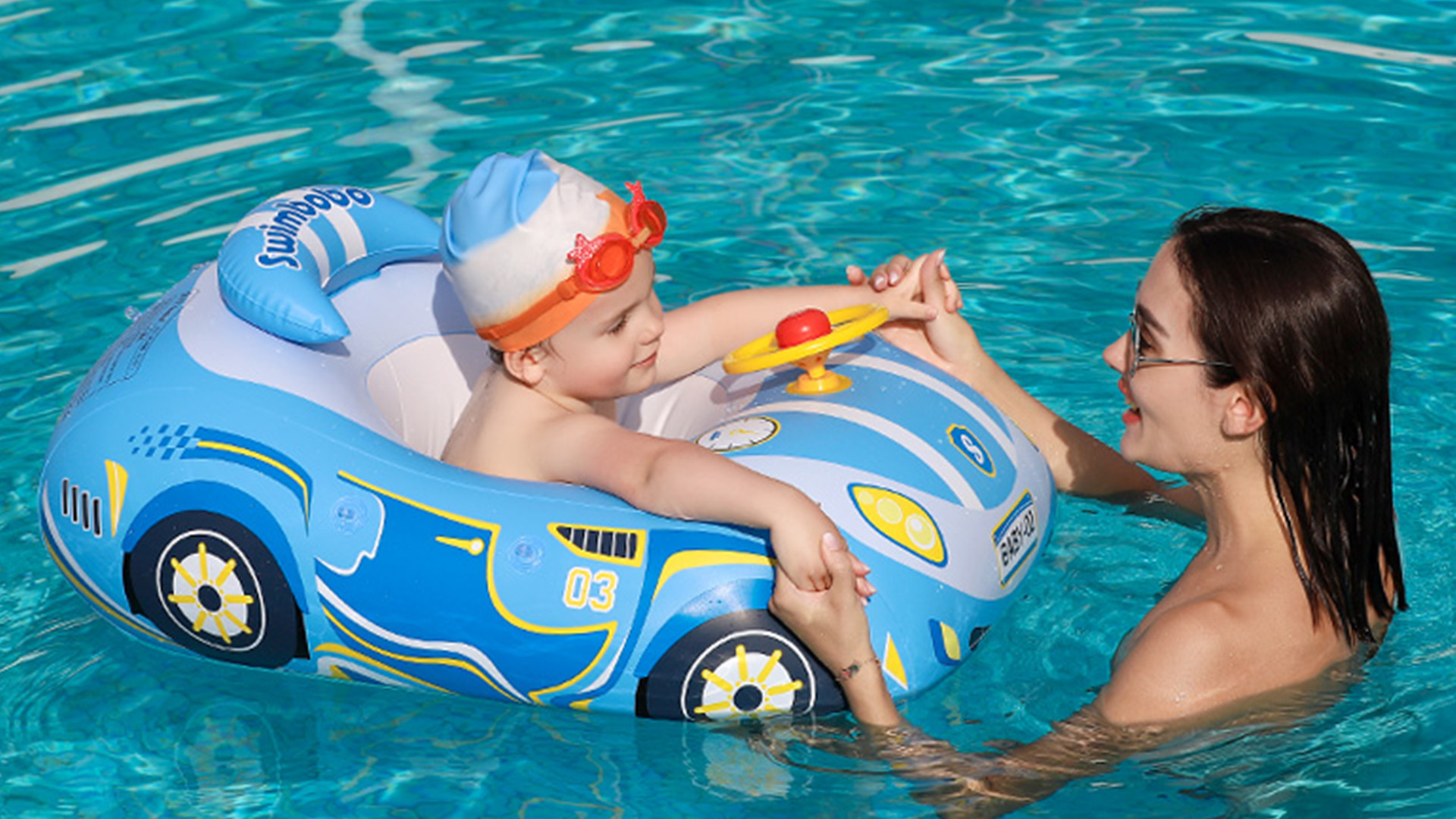 Baby Pool Floaties Twin Floaties Infant Float Inflatable Twin Baby - Main Image