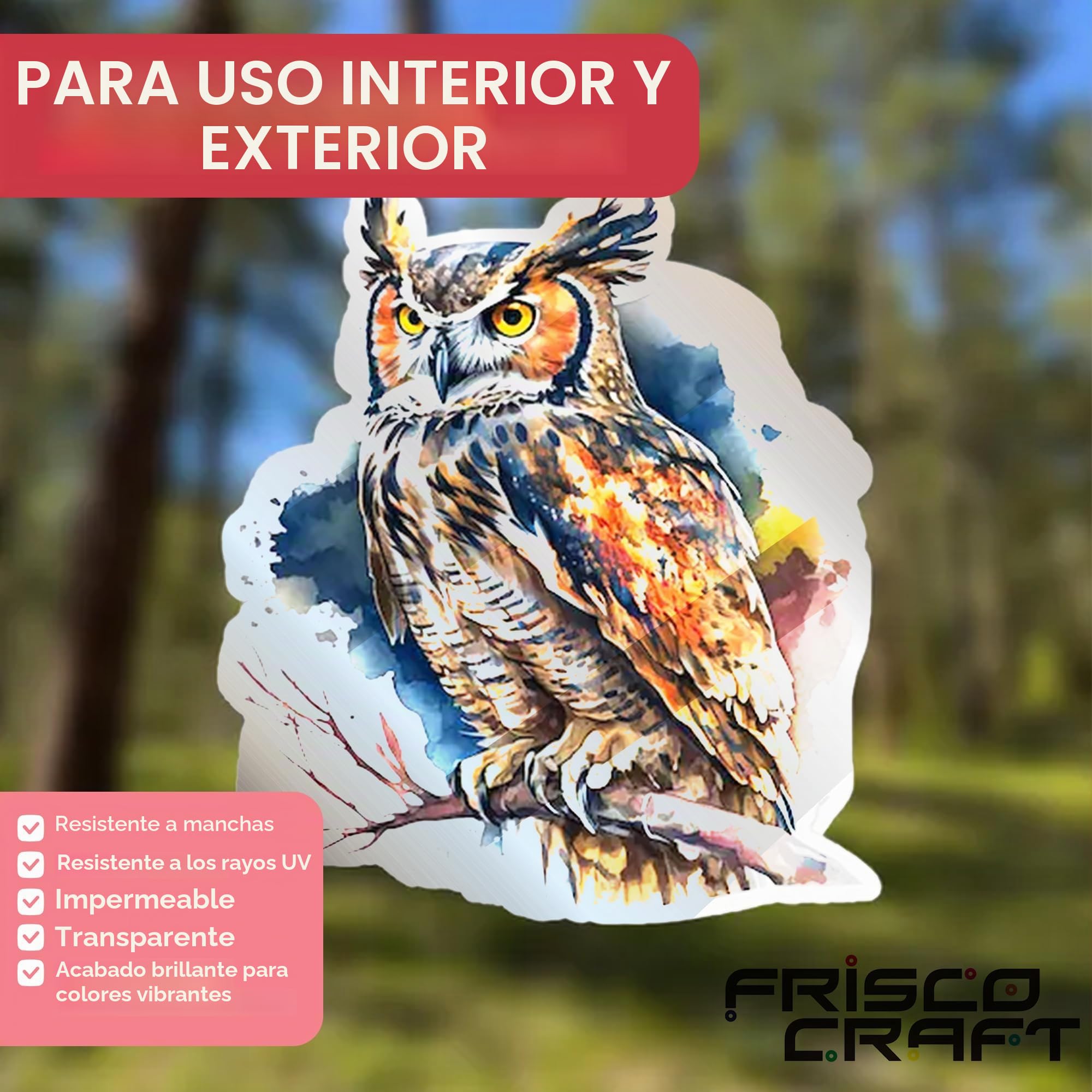 Frisco Craft Rollo de laminado autoadhesivo transparente brillante de 12 pulgadas x 30 pies | Láminas autolaminadas para calcomanías, calcomanías, fotos y más, sin sellado térmico, hojas transparentes