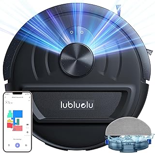 Robot Vacuum 5500Pa, Lubluelu 2 in 1 Robot Vacuum and Mop Combo, Lidar Navigation Laser, 5 Editable Mapping,30 No-go Zone...