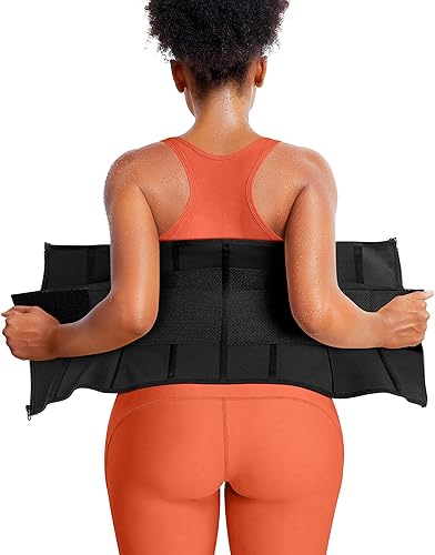 Miniatura 8 de SCARBORO Entrenador de cintura para mujer, para sauna, grasa del vientre, corsé reductor de cintura para el estómago, cinturón de entrenamiento,