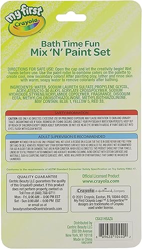 Miniatura 3 de Crayola Juego de cepillo para bañera y jabón para pintar dedos