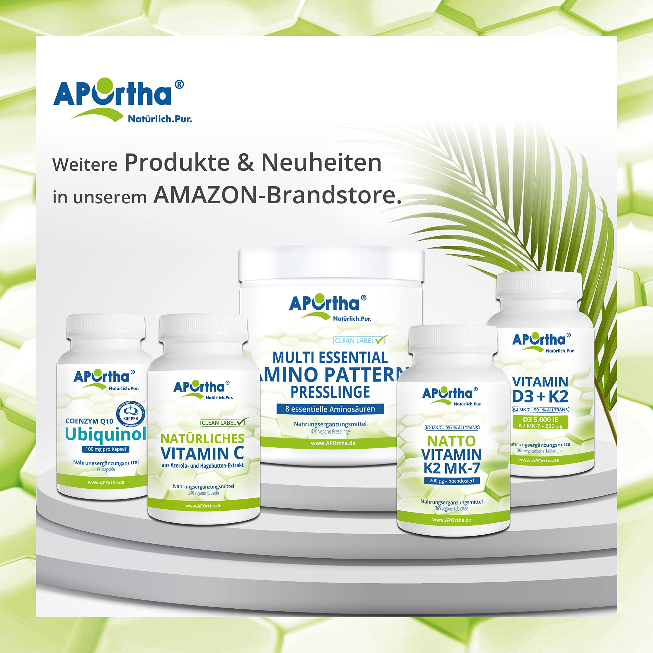 APOrtha Multi essential Amino Pattern I 362 g Aminosäuren-Pulver mit 8 essentiellen Aminosäuren nach Prof. Dr. Lucà- Moretti für optimierte Eiweißversorgung I Aminosäuren komplex hochdosiert EAA vegan