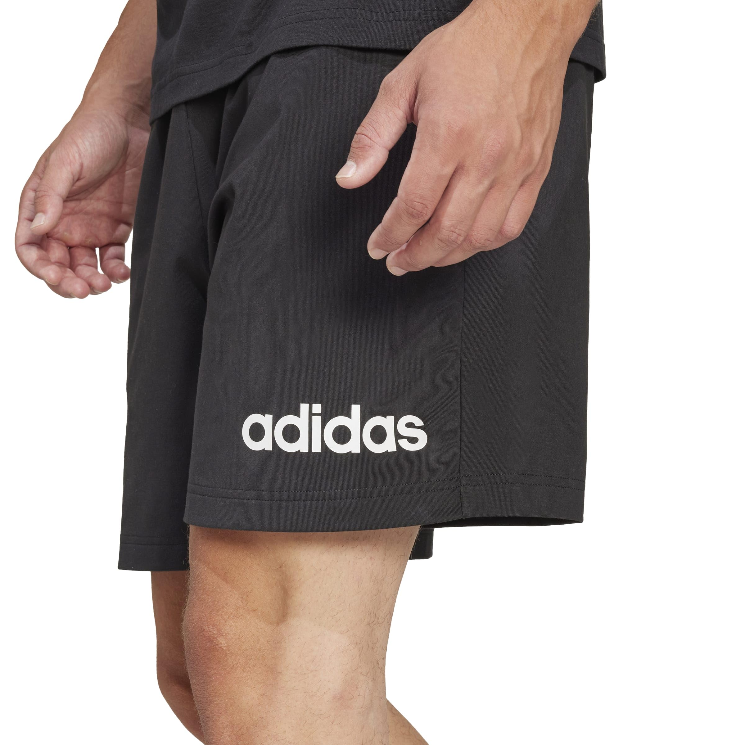 Adidas Hombre Essentials Linear Single Jersey Short