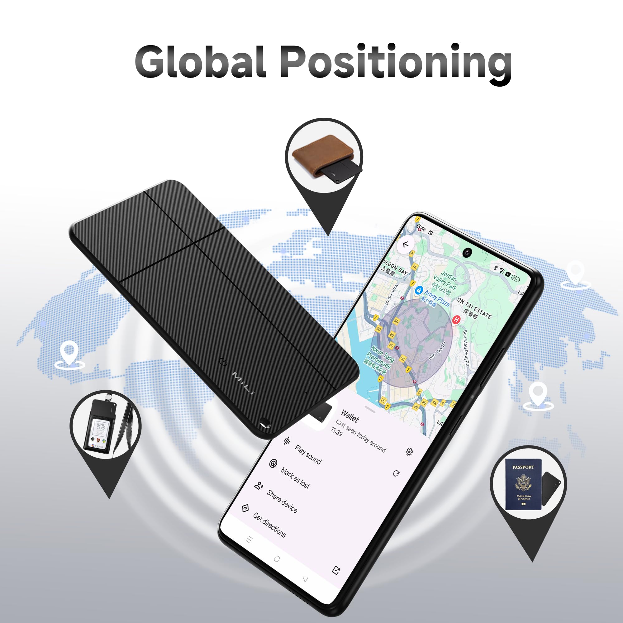 Mili Micard Android Wallet Finder Work With Google Find Hub | Desertcart  INDIA