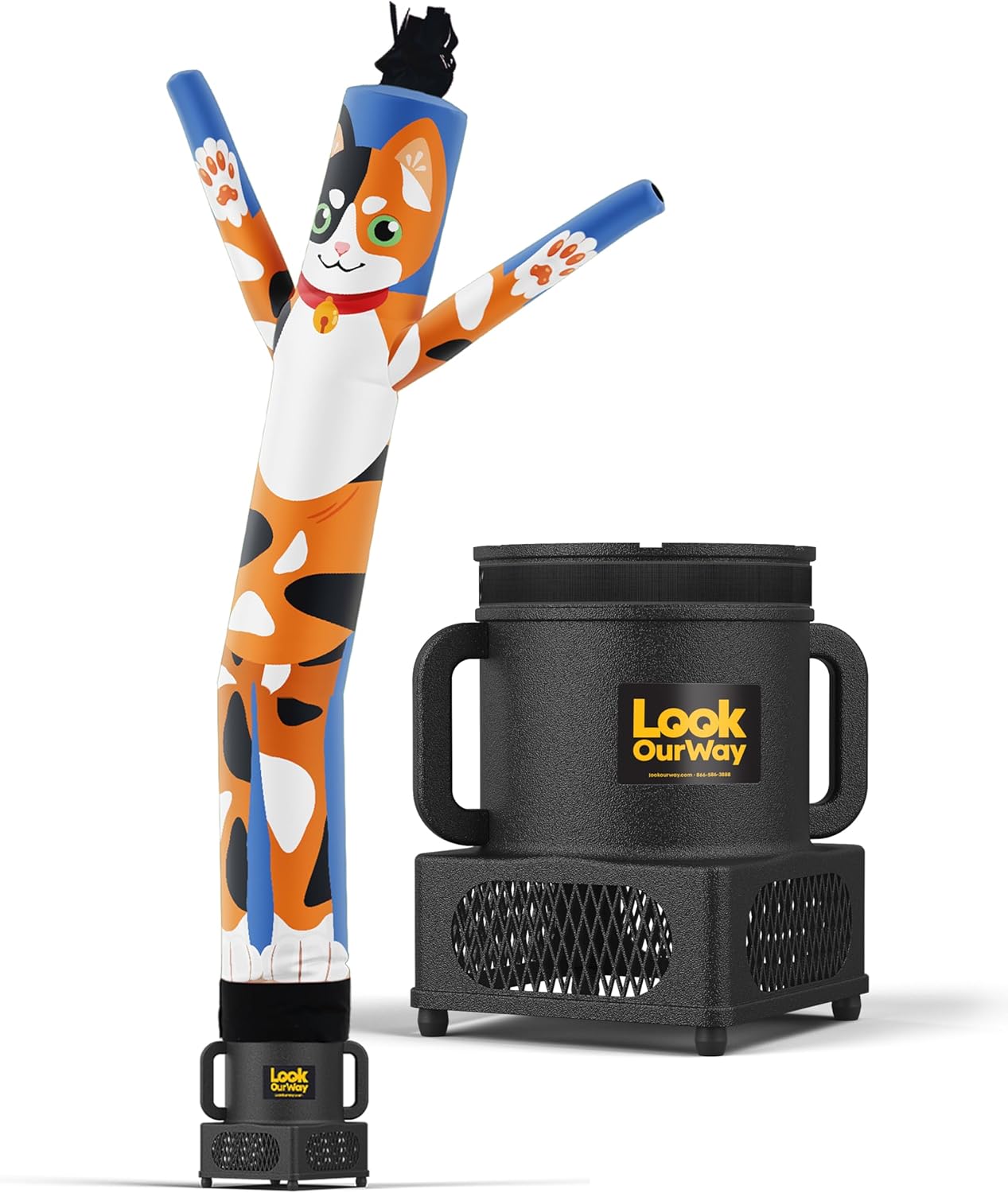 LookOurWay Air Dancers Wacky Waving Inflatable Tube Guy Attachment | 6ft Tall Inflatable Advertising Waving Dancing Man, Blower Not Included | Birthday Theme - Dog