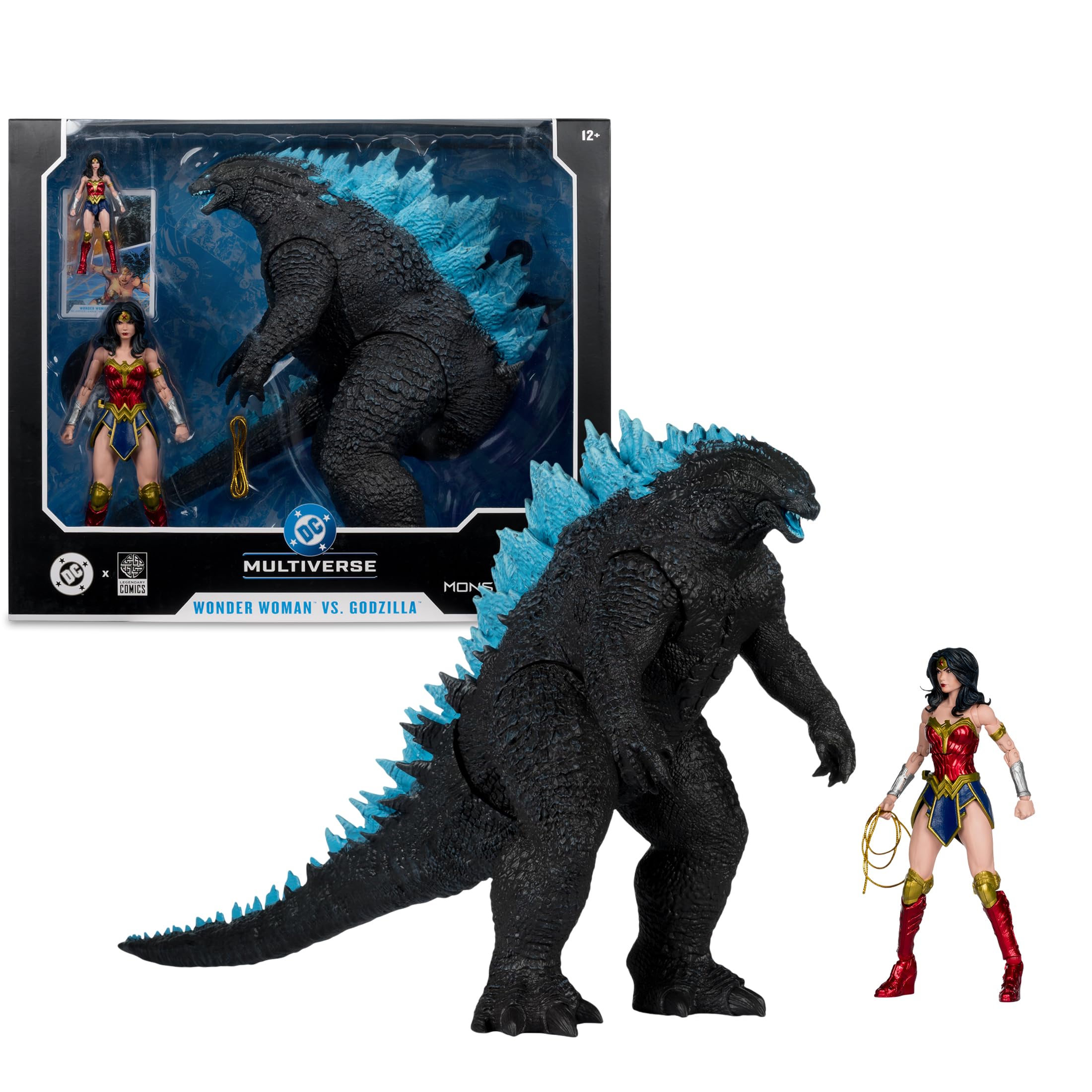 McFarlane Toys - DC Multiverse Wonder Woman kontra Godzilla (Liga Sprawiedliwości kontra Godzilla) 2 szt