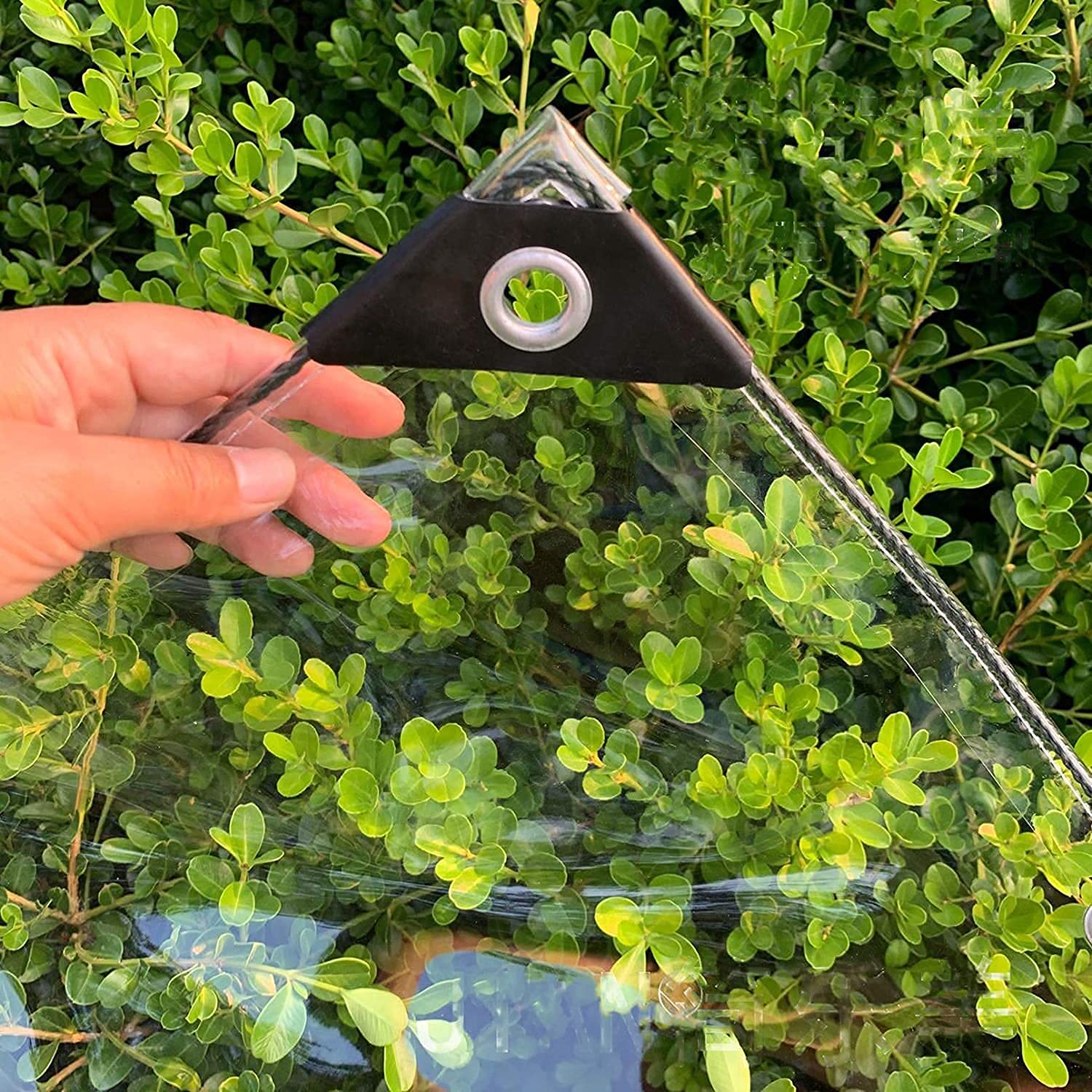 Toldo transparente para terraza de PVC resistente al desgaste