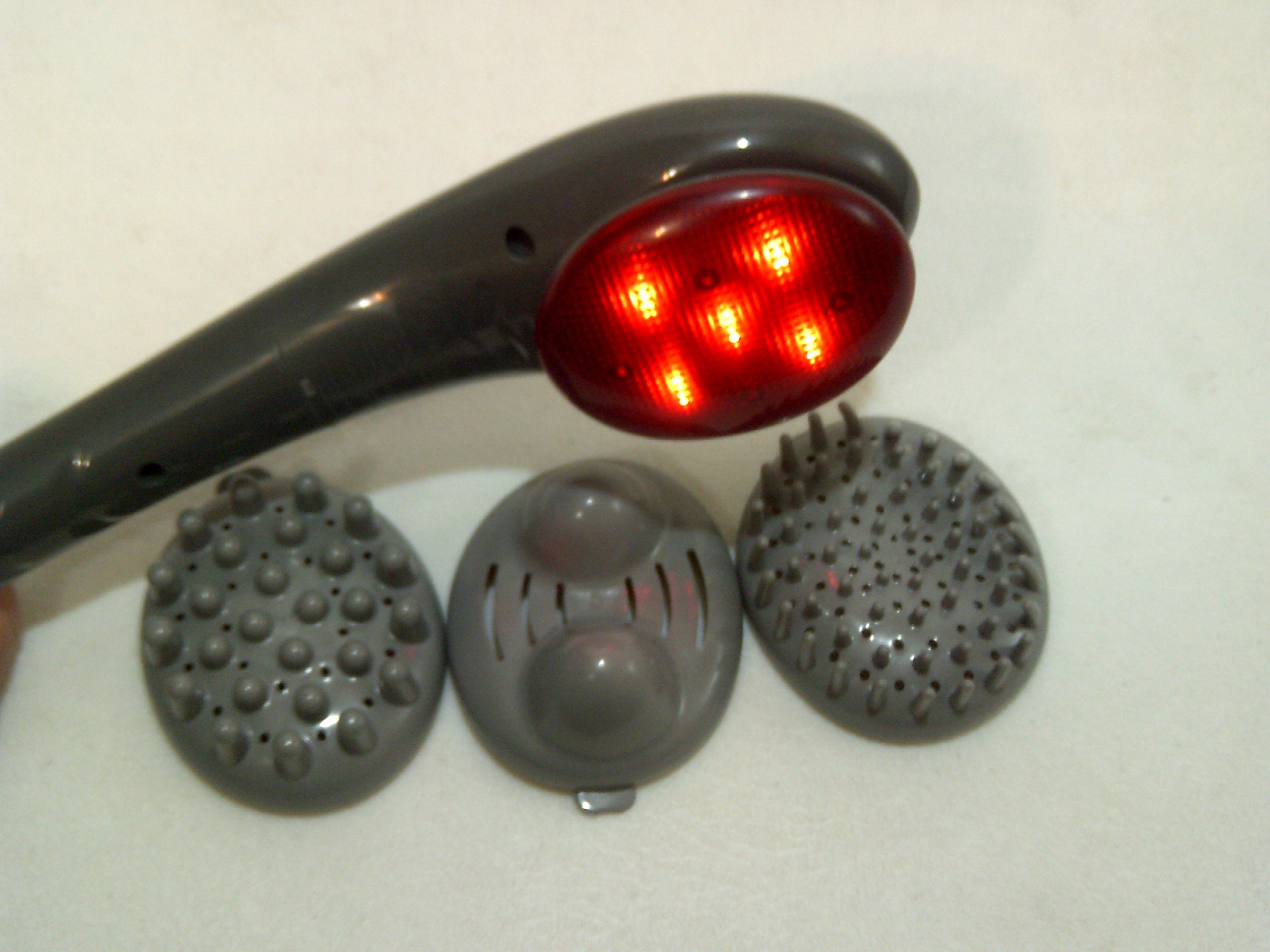 Handheld Full Body Massager W/Infrared Heat & 3 Attachments