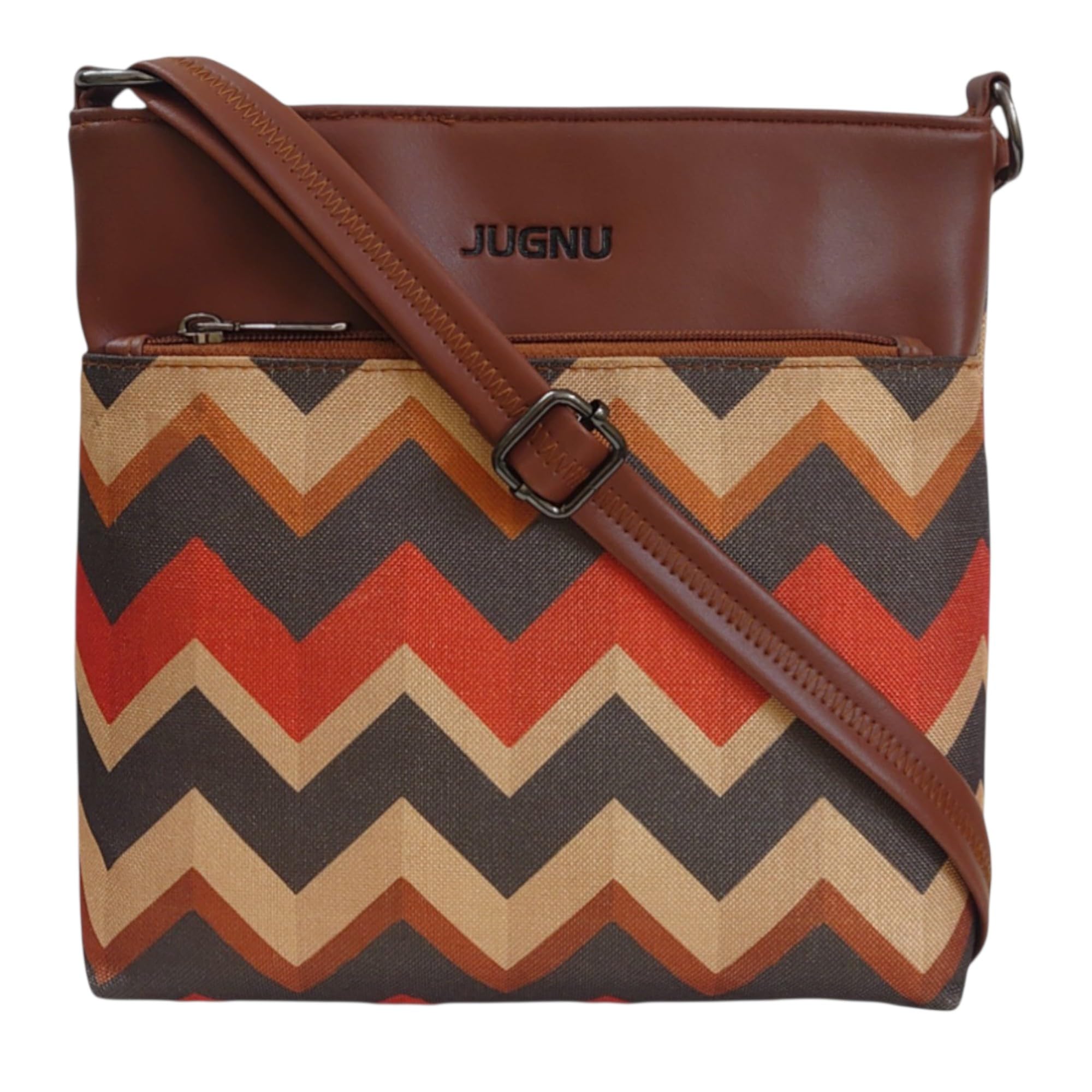 Sling Bag for Women, Faux Leather, Crossbody Style, Adjustable Strap, 4 Pockets, Medium, Lightweight-image-49
