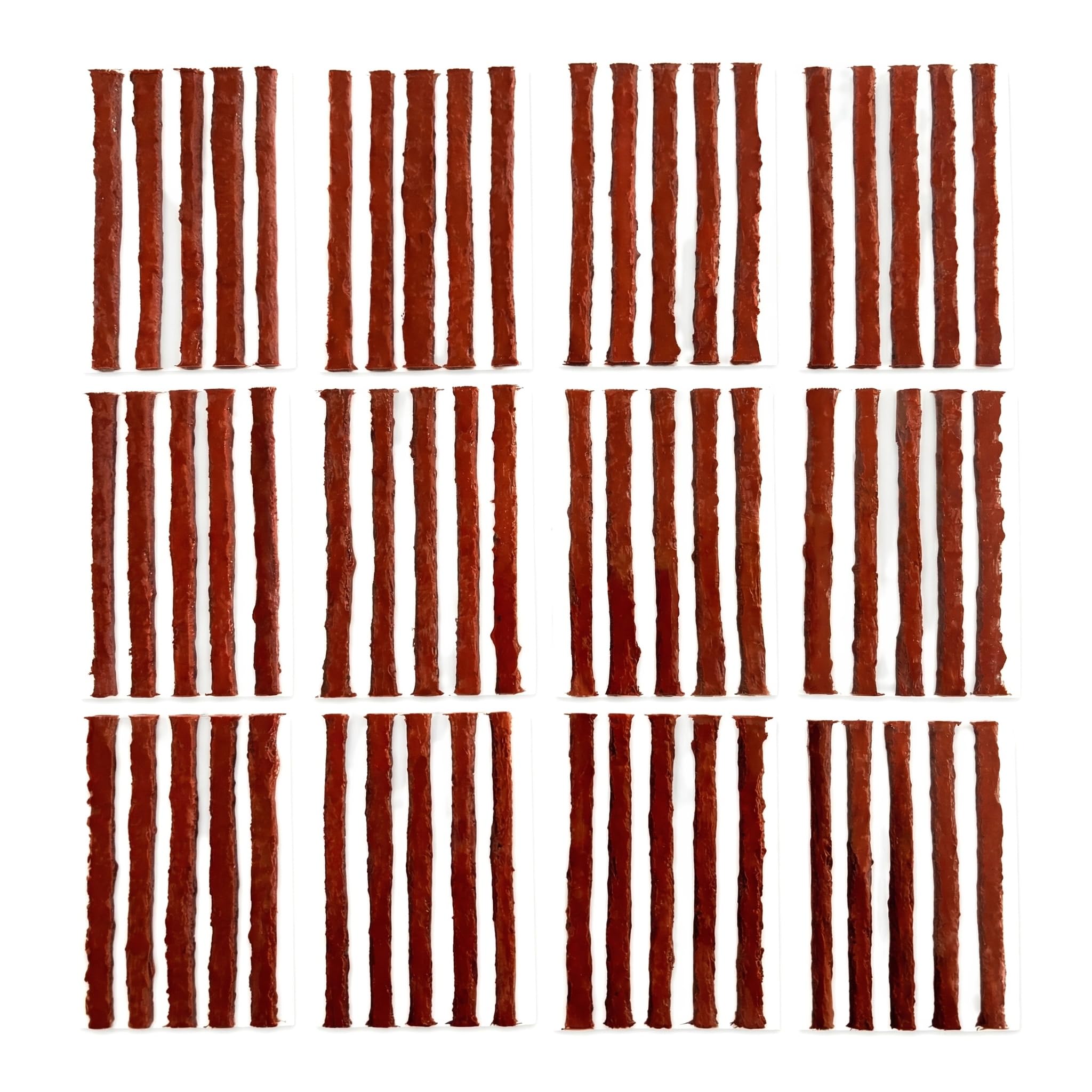 60 sztuk brązowych strun do naprawy opon, 10,2 cm, narzędzie samochodowe, wtyczka do naprawy opon, wytrzymałe, do opon bezdętkowych, samochodów, rowerów, ATV