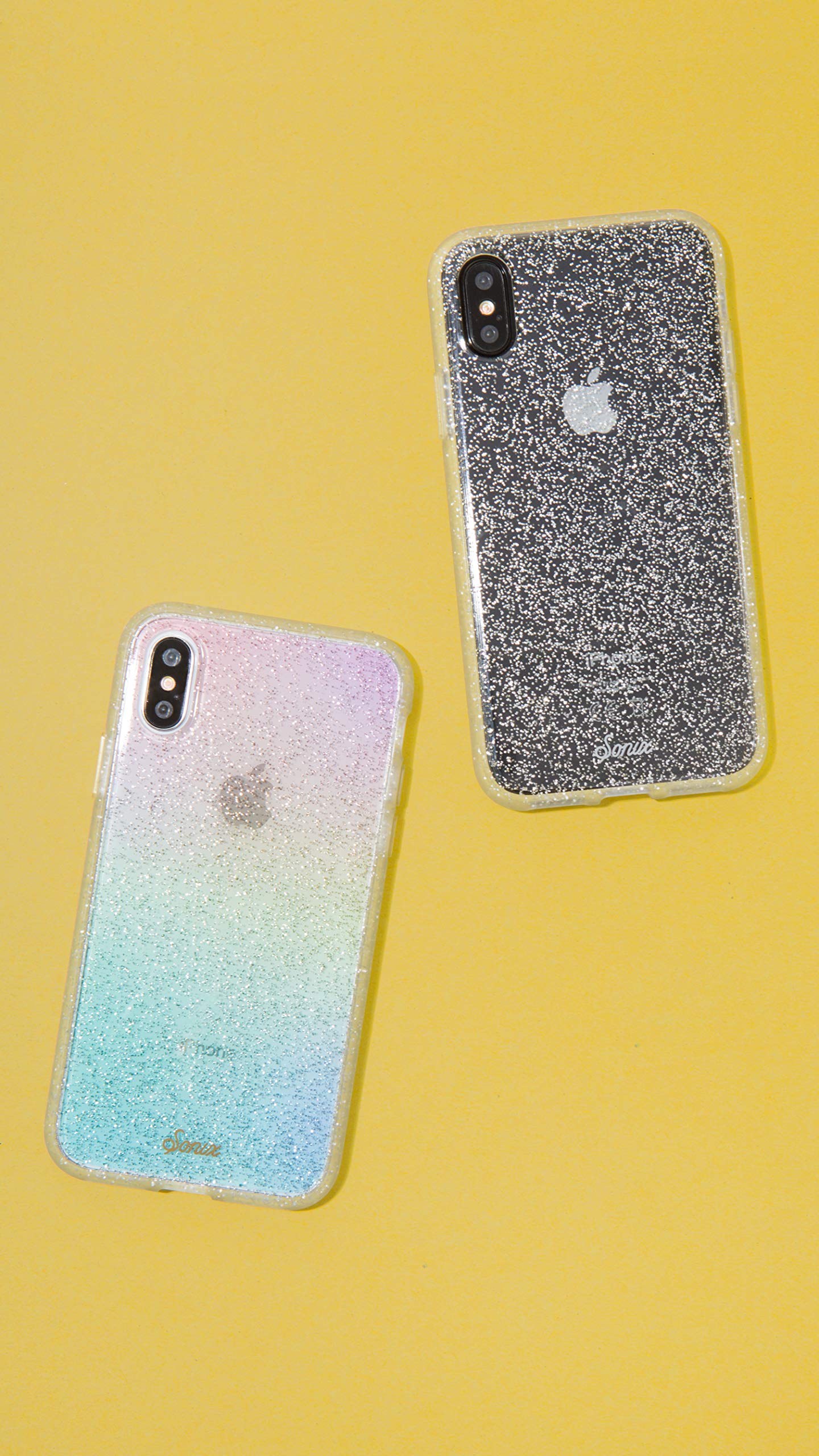 レインボー Apple iPhone Xs Amazon.com: Sonix Rainbow Glitter Case for iPhone XR [Military