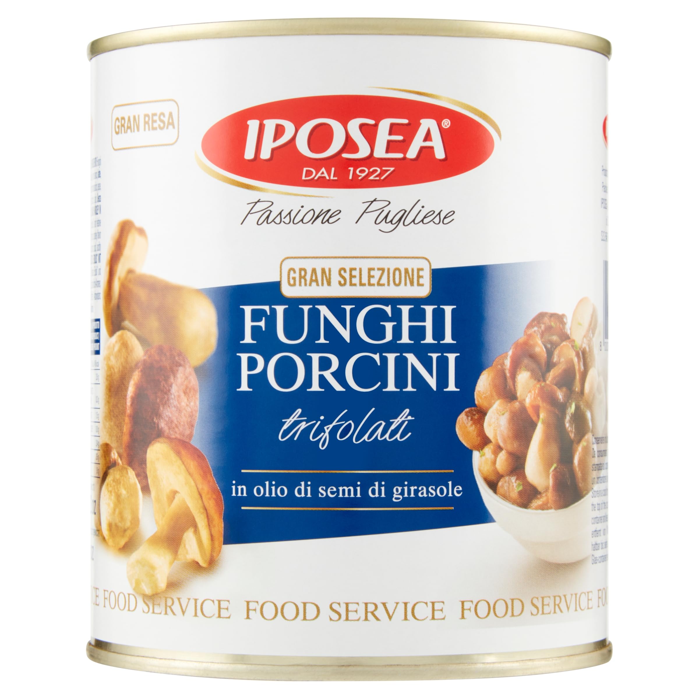 IPOSEA FUNGHI TRIFOLATI 800 G PASSIONE PUGLIESE
