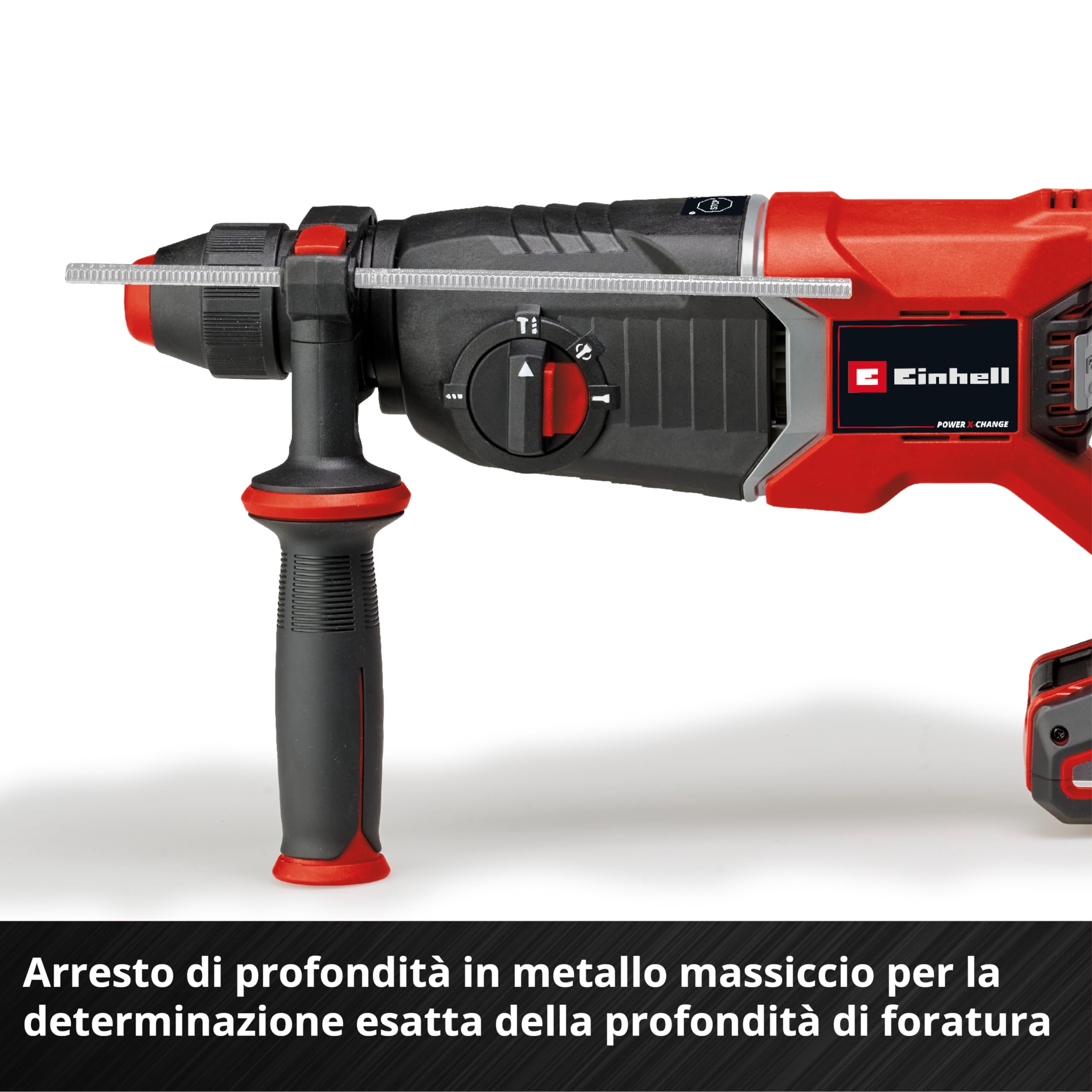 Einhell Professional tassellatore a batteria TP-HD 18/26 Li BL-Solo Power X-Change (18 V, Brushless, 2,6 J, SDS-plus, percussione pneumatica, maniglia a D, valigetta, batteria esclusa)