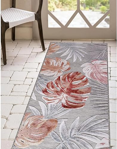 Miniatura 111 de CAMILSON Indoor Outdoor Rug 5x7 Bohemian Medallion Floral Area Rugs for Indoor and Outdoor Patios Easy-Cleaning Non-Shedding Living Room Garden and