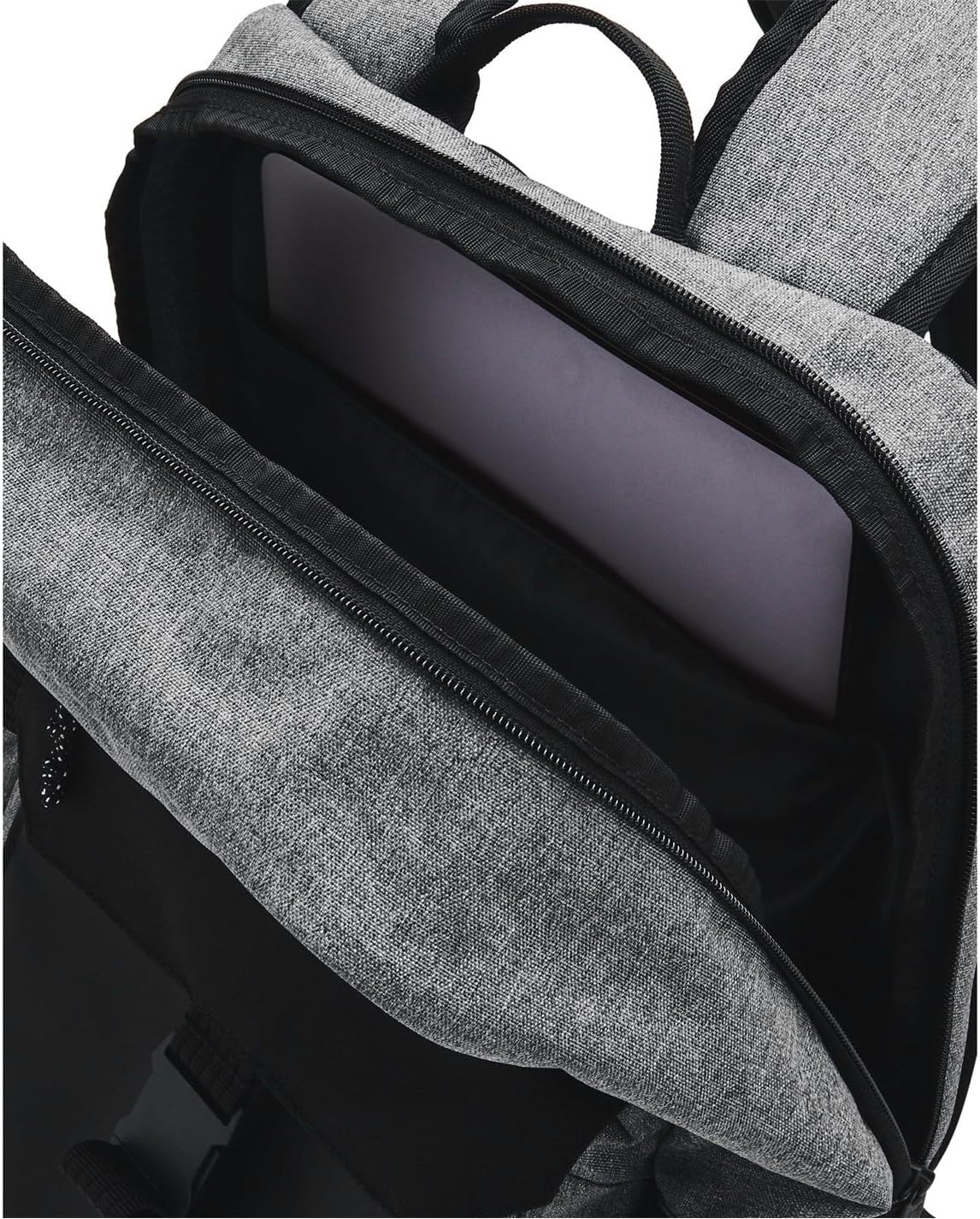Under Armour unisex-adult Ua Triumph Campus Bp Backpack, Castlerock Full Heather/Black/Black, One Size, Backpack