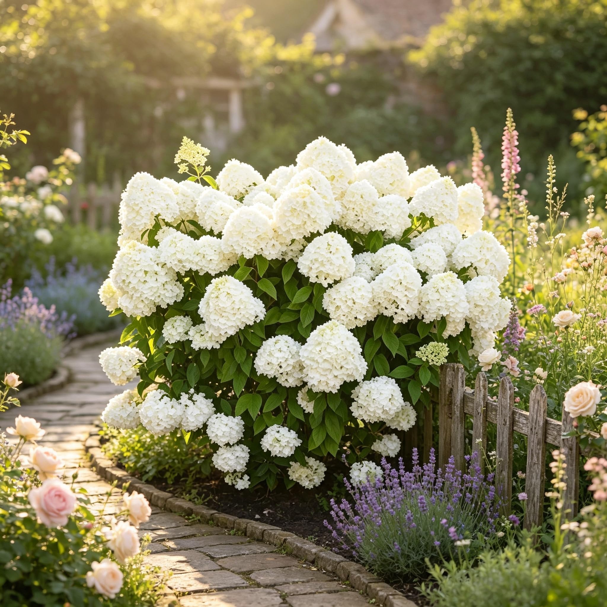 Hydrangea Seeds-Strong Plants-Rapid Flowering-Perennial Delights for Spectacular Garden Displays-Cut Flowers-600pcs-e