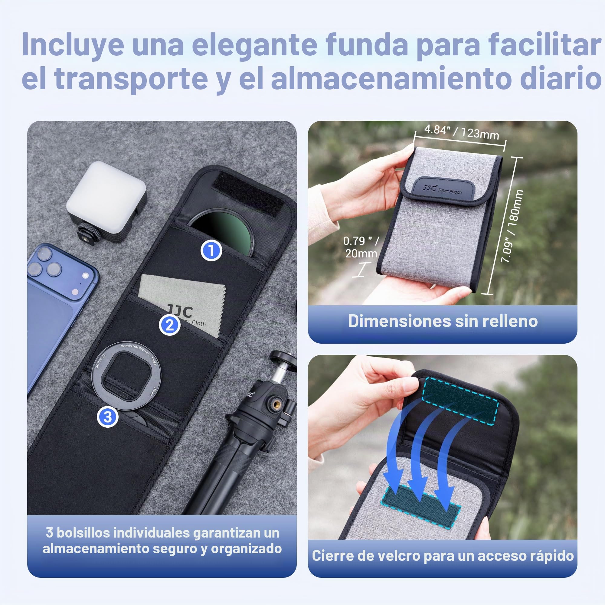 JJC Adaptador magnético de montaje de filtro de lente de teléfono de 67 mm con filtro CPL para iPhone 17/16/15/14 Pro Max, 17/16/15/14 Pro, 17/16/15/14 Plus, 17/16/15/14, kit de filtro CPL para iPhone