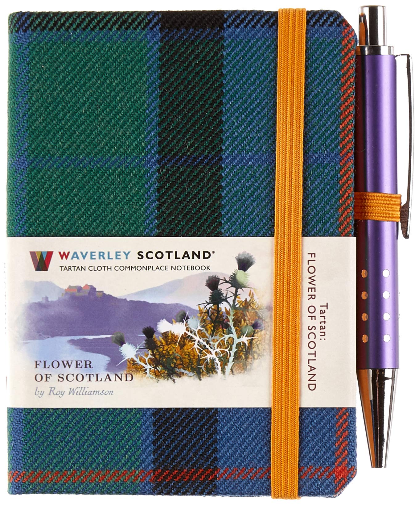 Flower of Scotland (Waverley Scotland Tartan Cloth Commonplace Notebook): 76