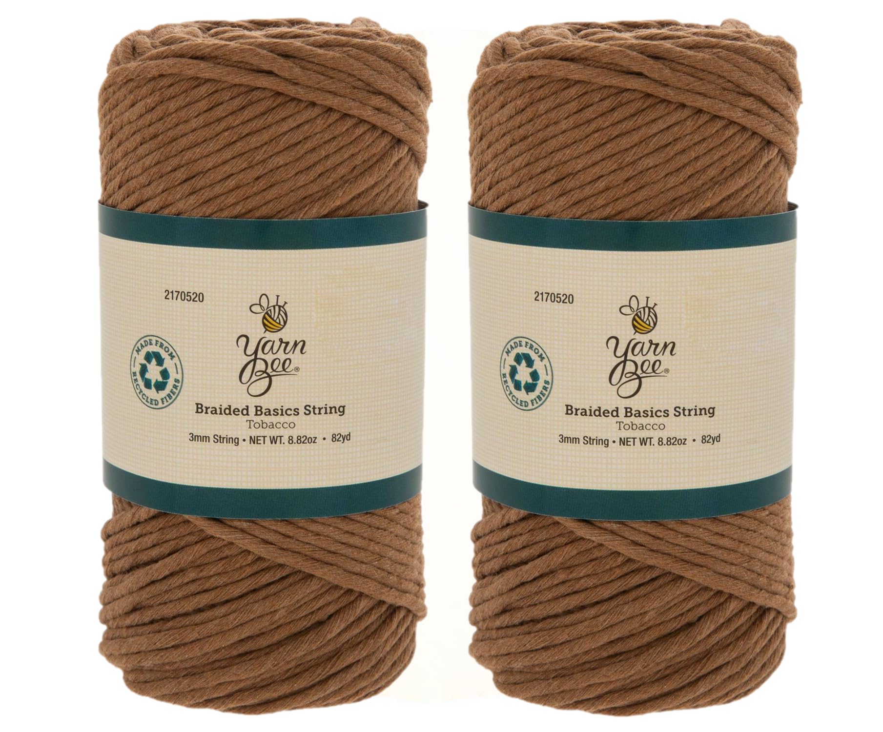 Amazon.com: Yarn Bee Macrame Cord 3mm - 5 Bulky - 82 Yards of 80