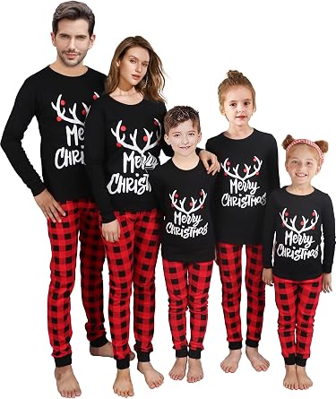 Matching Family Pajamas Christmas Sleepwear Cotton Holiday Valentine Halloween Pjs