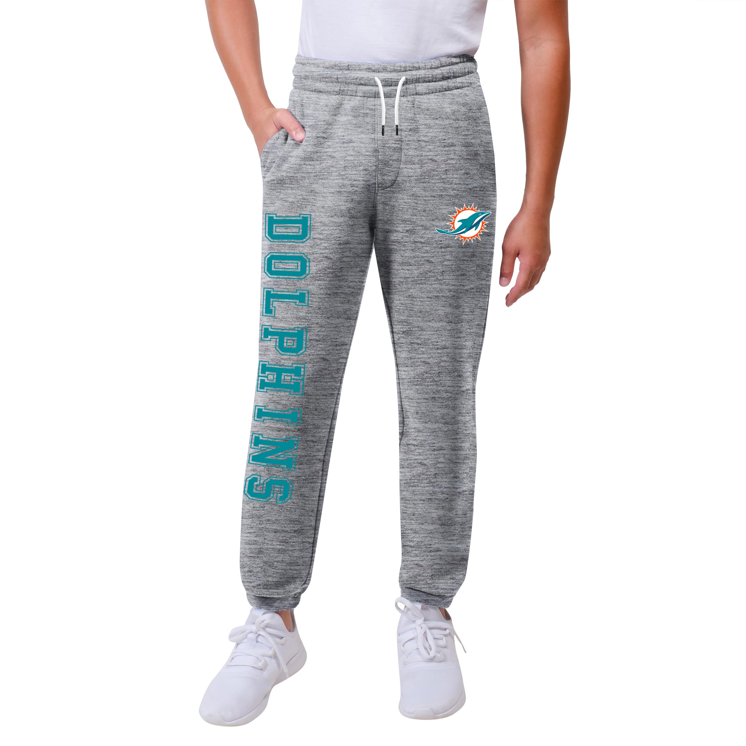 Ultra Game NFL Boys NFL Official High Performance Moisture Wicking Fleece Jogger Sweatpants