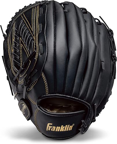 Vista 43 de Franklin Sports Field Master Baseball + Softball Glove - Field Master Adult + Youth Baseball + Softball Mitt - Men's + Women's Gloves - Right Hand