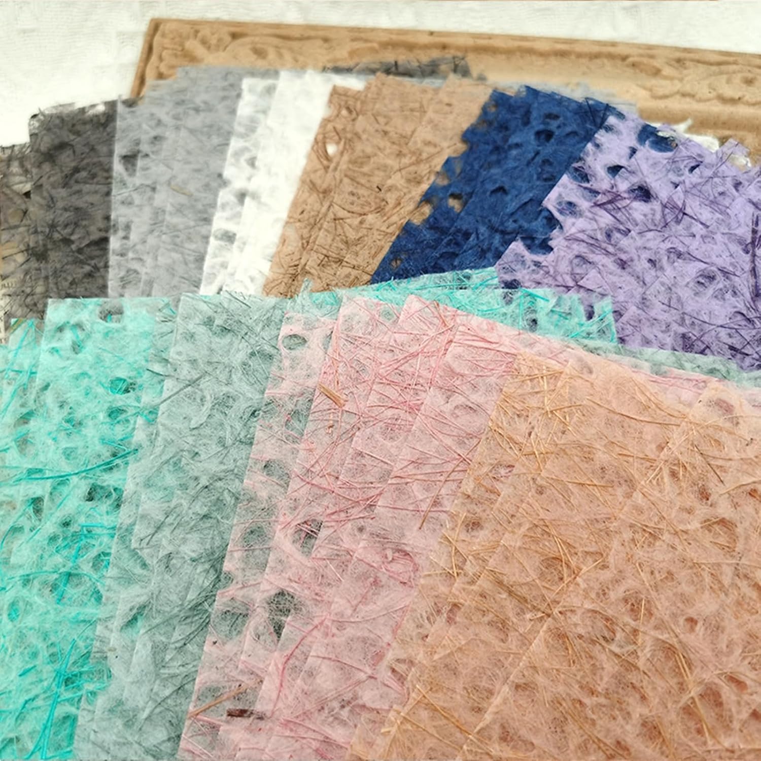 GRASARY 30 Sheets Scrapbooking Papers Textured Paper Sheets