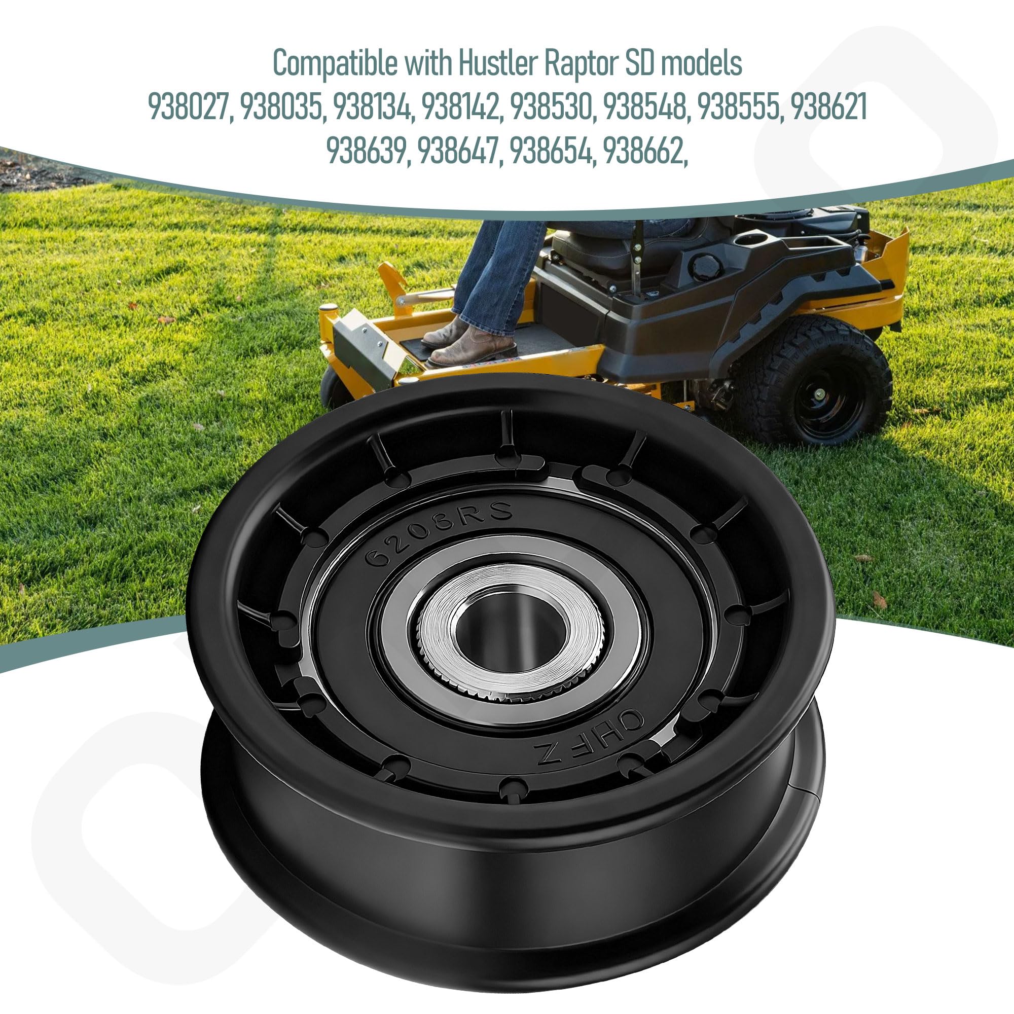 Amazon.com : Ohoho 604491 Flat Idler Pulley Compatible with