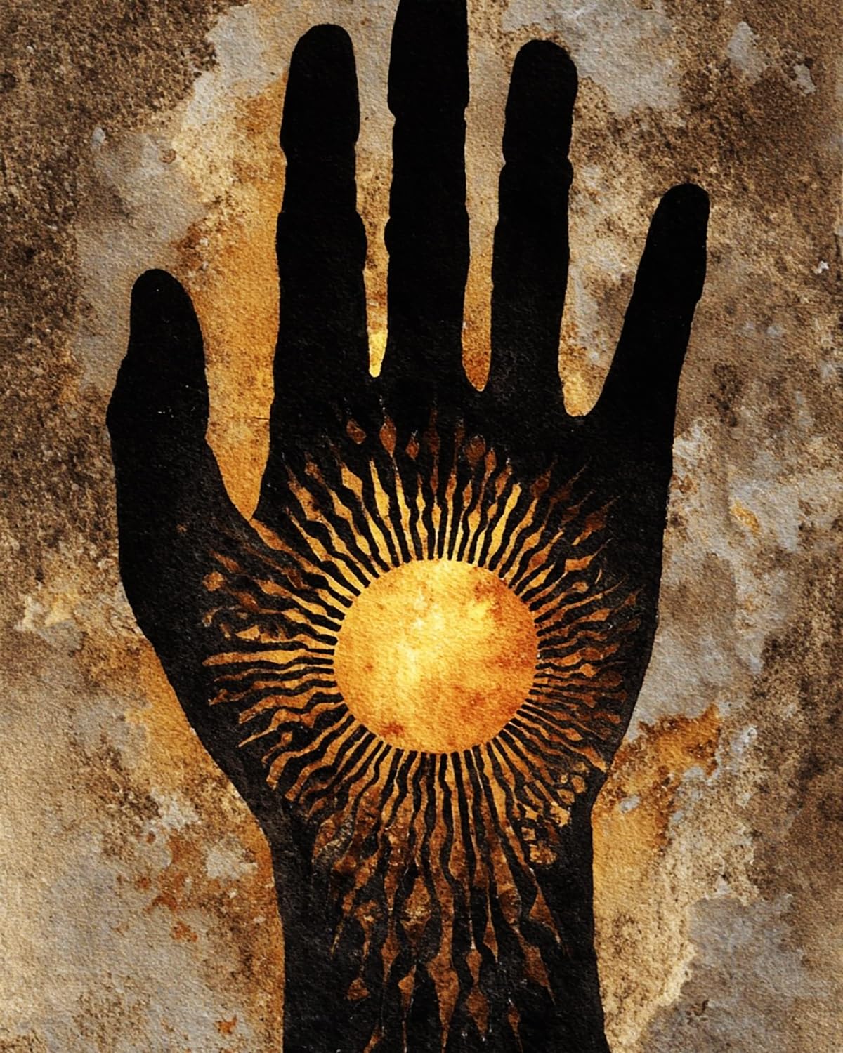 Liubaishi Black Paint By Numbers For Adults, Scorching Sun In The Palm, 40X50 Cm Acrylic Canvas Kit With Brushes And Paints