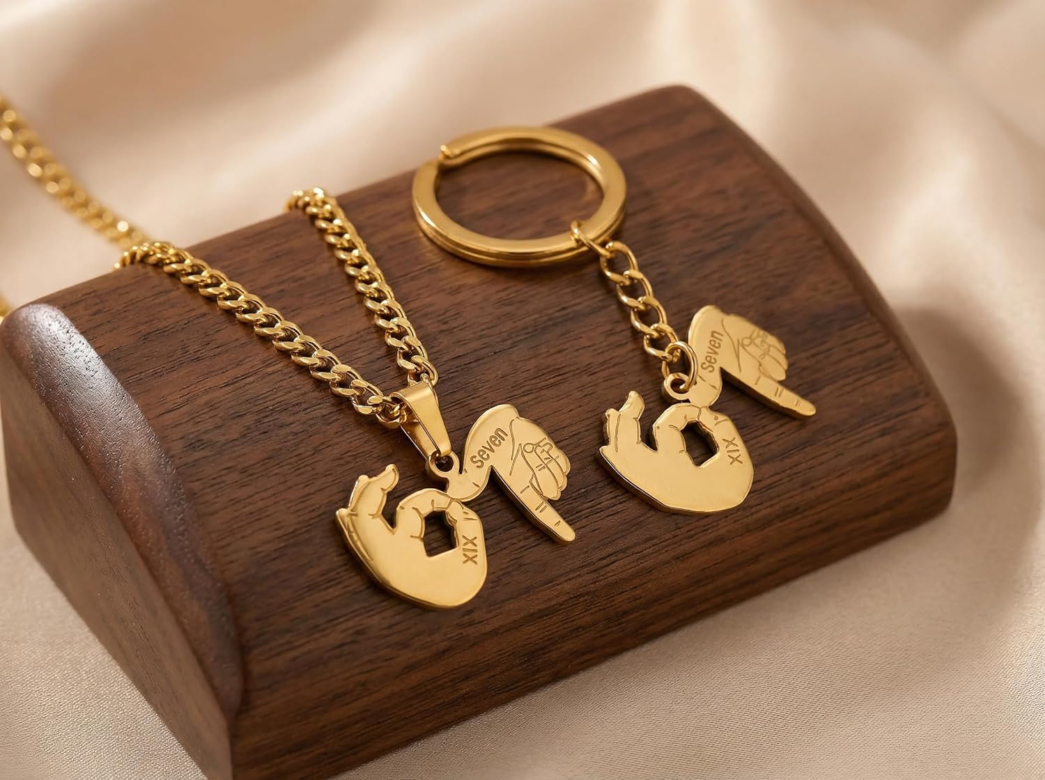 67 Chain 67 Necklace Steel Necklaces for Men Gift Soccer Baseball Team Number Pendant Chunky Chain Sport Fun Valentine's Day Gifts - Image 4