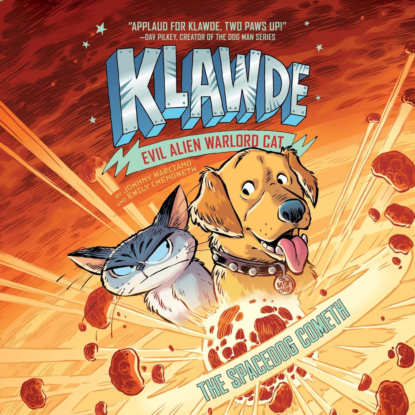 Cover art for Klawde: Evil Alien Warlord Cat: The Spacedog Cometh #3
