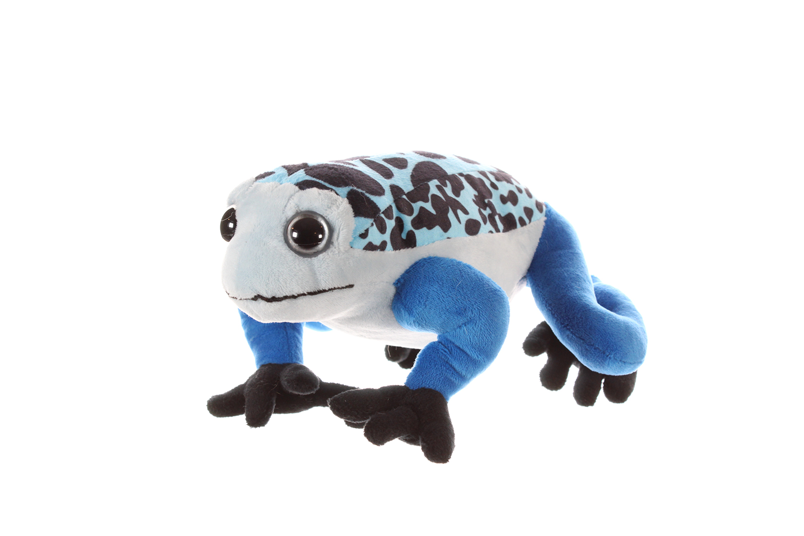 Amazon.com: The Petting Zoo Blue Dart Frog Stuffed Animal Plushie