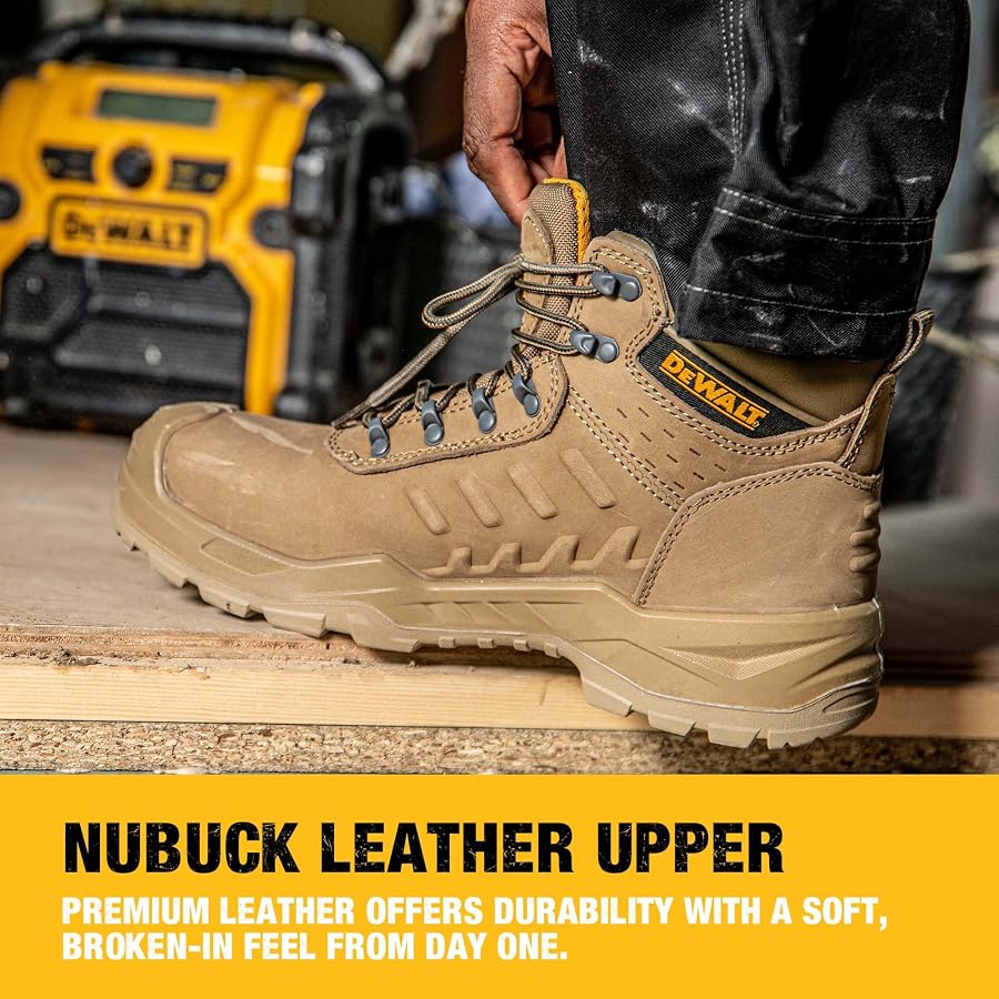 New, never worn DeWalt steel toe work boots. Non smoking home. dewalt-mens-norwood-waterproof  main image 3