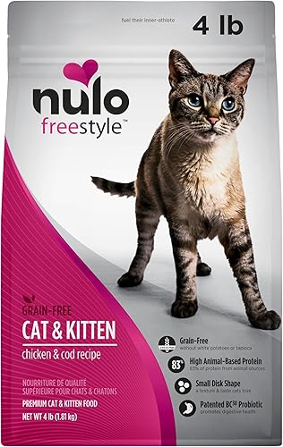 Miniatura 6 de Nulo Freestyle - Alimento para gatos y gatitos, alimento seco de primera calidad sin granos para gatos, alto contenido de proteína a base de