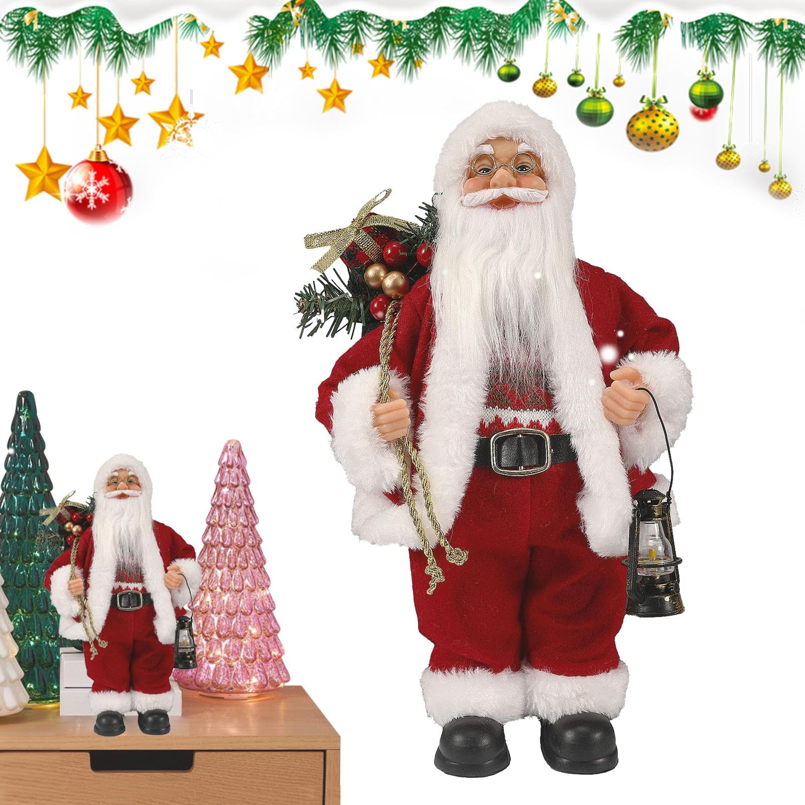Père Noël XIAOXIAOYU figurine festive à offrir pour embellir la maison