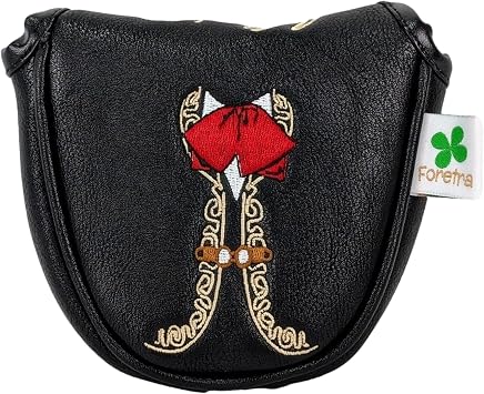 Mariachi Golf Driver Headcover | Embroidered Mexico Charro Suit Design | Matching Putter Blade or Mallet Available | Premium PU Leather with Fleece-Lined Interior | Fits 460cc Drivers