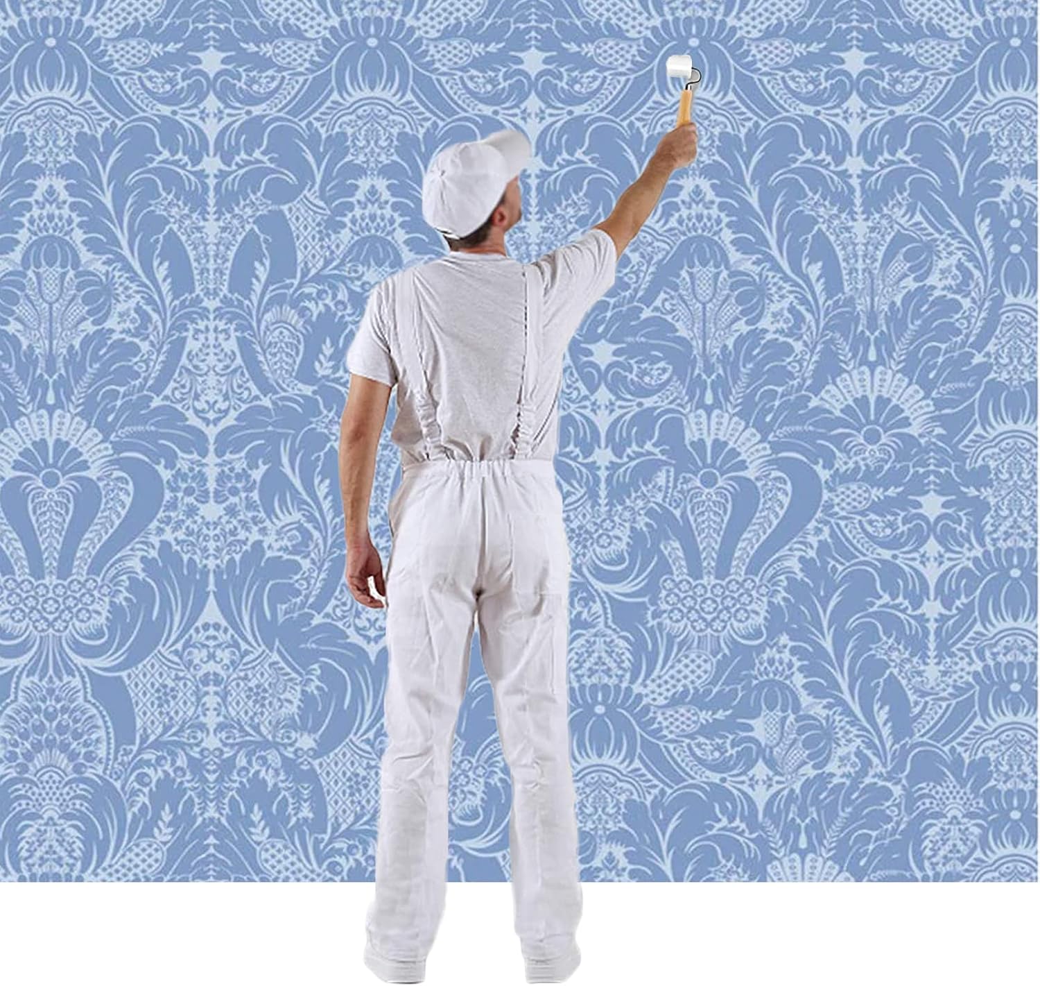 Wallpaper Seam Pressure Roller Edge Seam Roller Natural Wood Wallpaper Flat Seam Roller