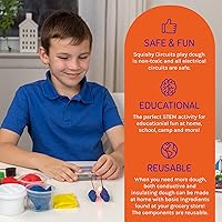 Vista 7 de Squishy Circuits Kit estándar – Explora circuitos eléctricos con masa de juego – Kits de ciencia STEM para niños de 8 a 12 años – Diversión