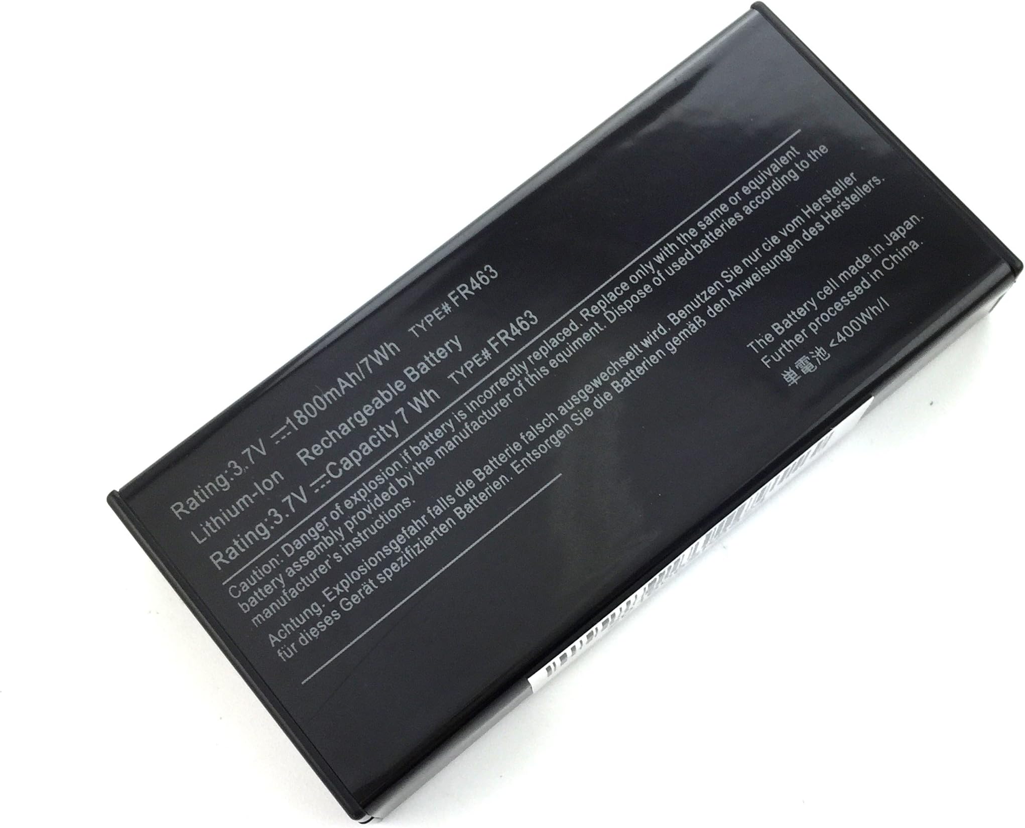 New 3.7V 7Wh FR463 NU209 Laptop Battery Replace for Dell Poweredge Perc 5i 6i R710 H700 2950 2900 R410 R610 T410 T610 1900 1950 RAID Controller