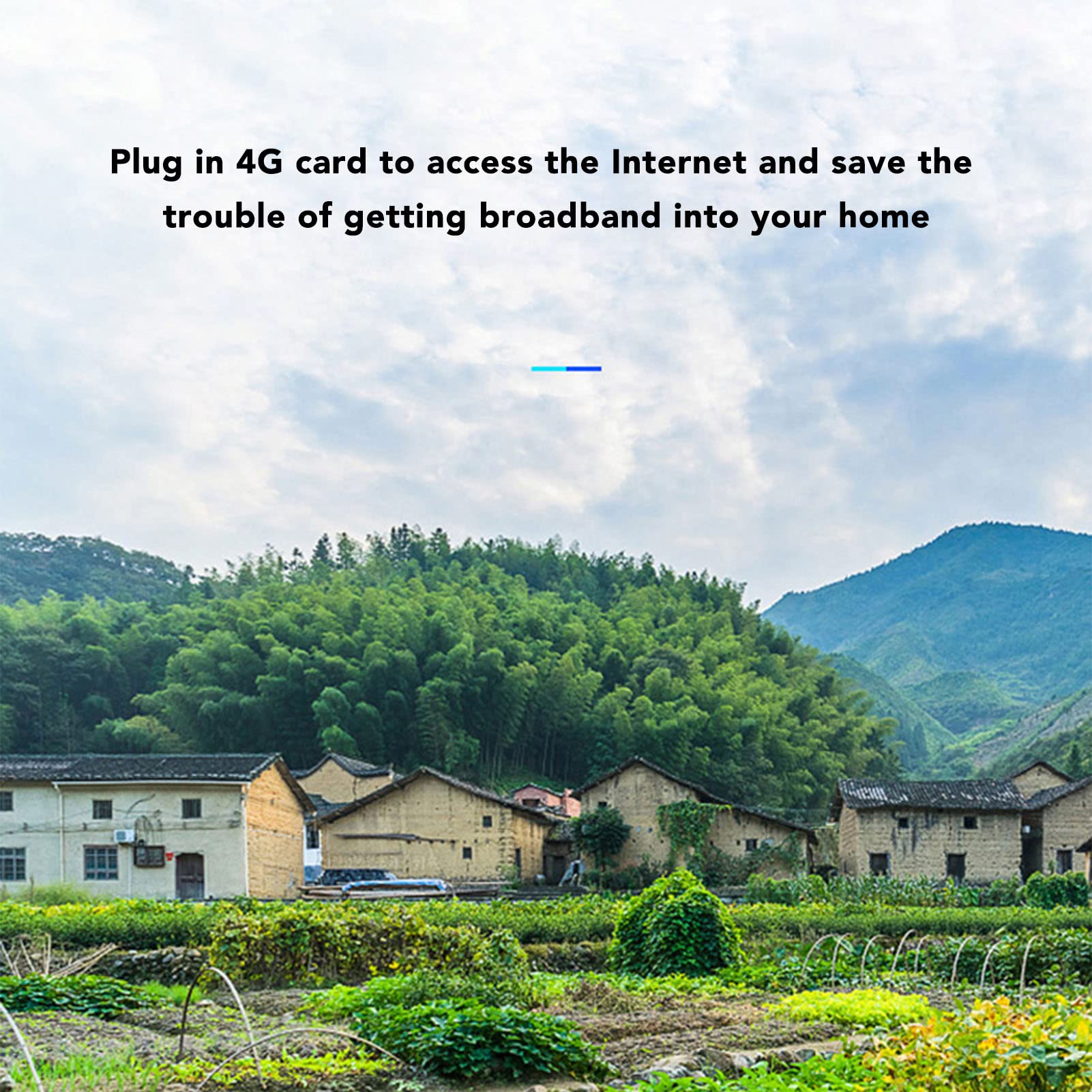 Dwuzakresowy Bezprzewodowy Router Wi-Fi, Router z Hotspotem Wi-Fi 4G LTE CPE z Gniazdem Karty SIM, Interfejsy Sieciowe Router z Hotspotem Wi-Fi Typu Plug and Play dla Telewizora