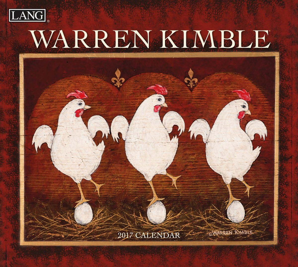 Lang 2017 Warren Kimble Wall Calendar, 13.375 x 24 inches (17991001884)