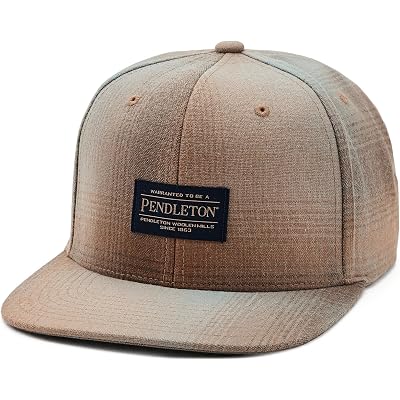 Кепка Pendleton с плоским козырьком, песочно-оранжевая