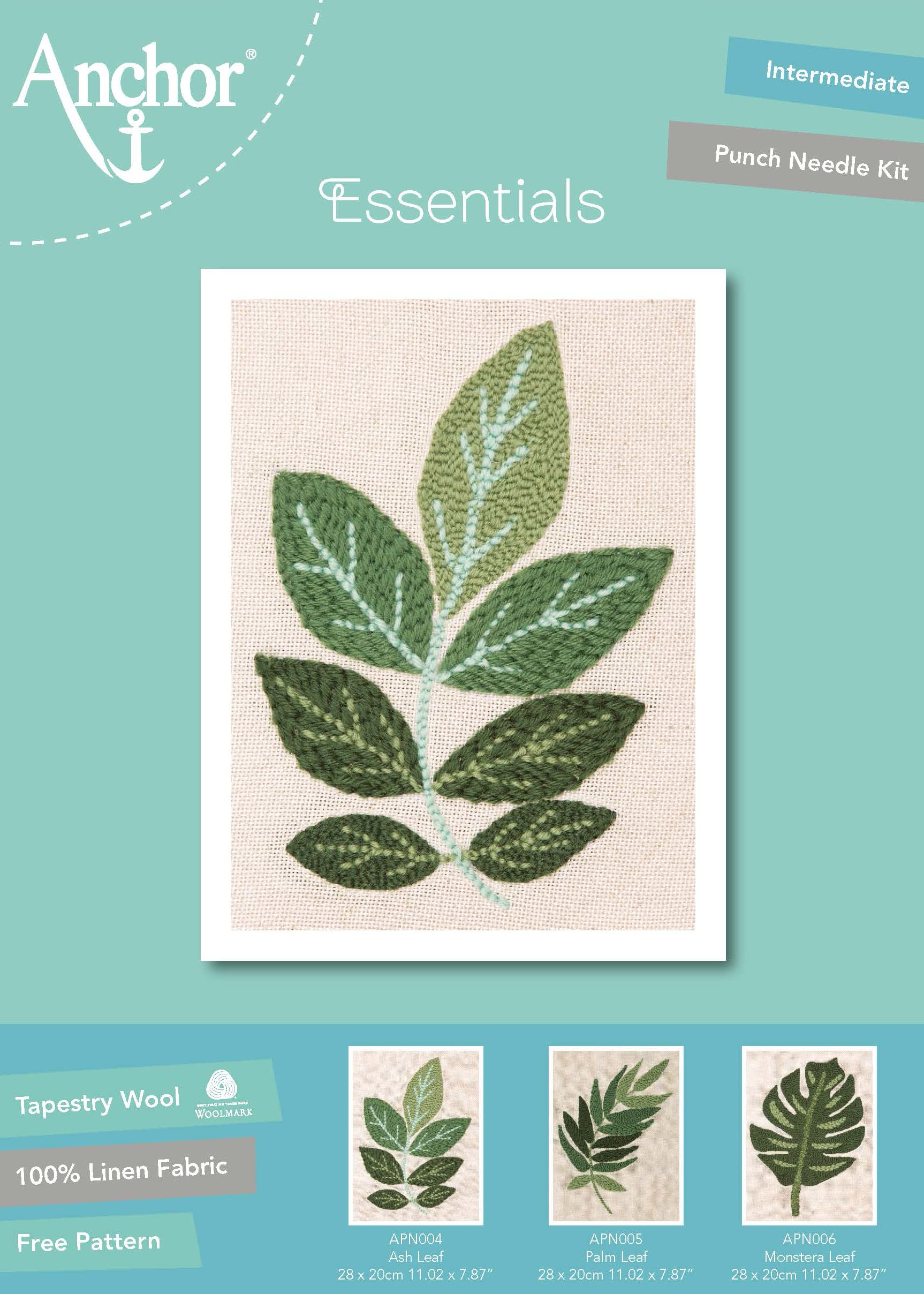 Kit de Toile de Coussin Ancre, 28 cm x 20 cm