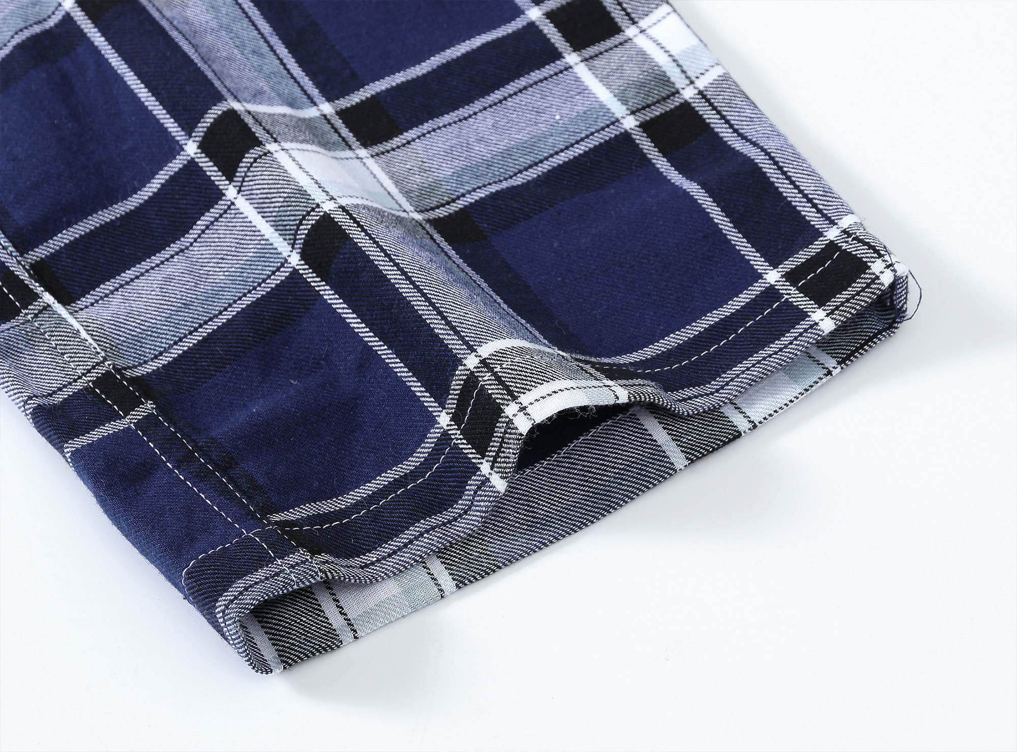 AIRIKE Mujer Pantalón de Pijama Largos Algodón Patalones a Cuadros Suaves