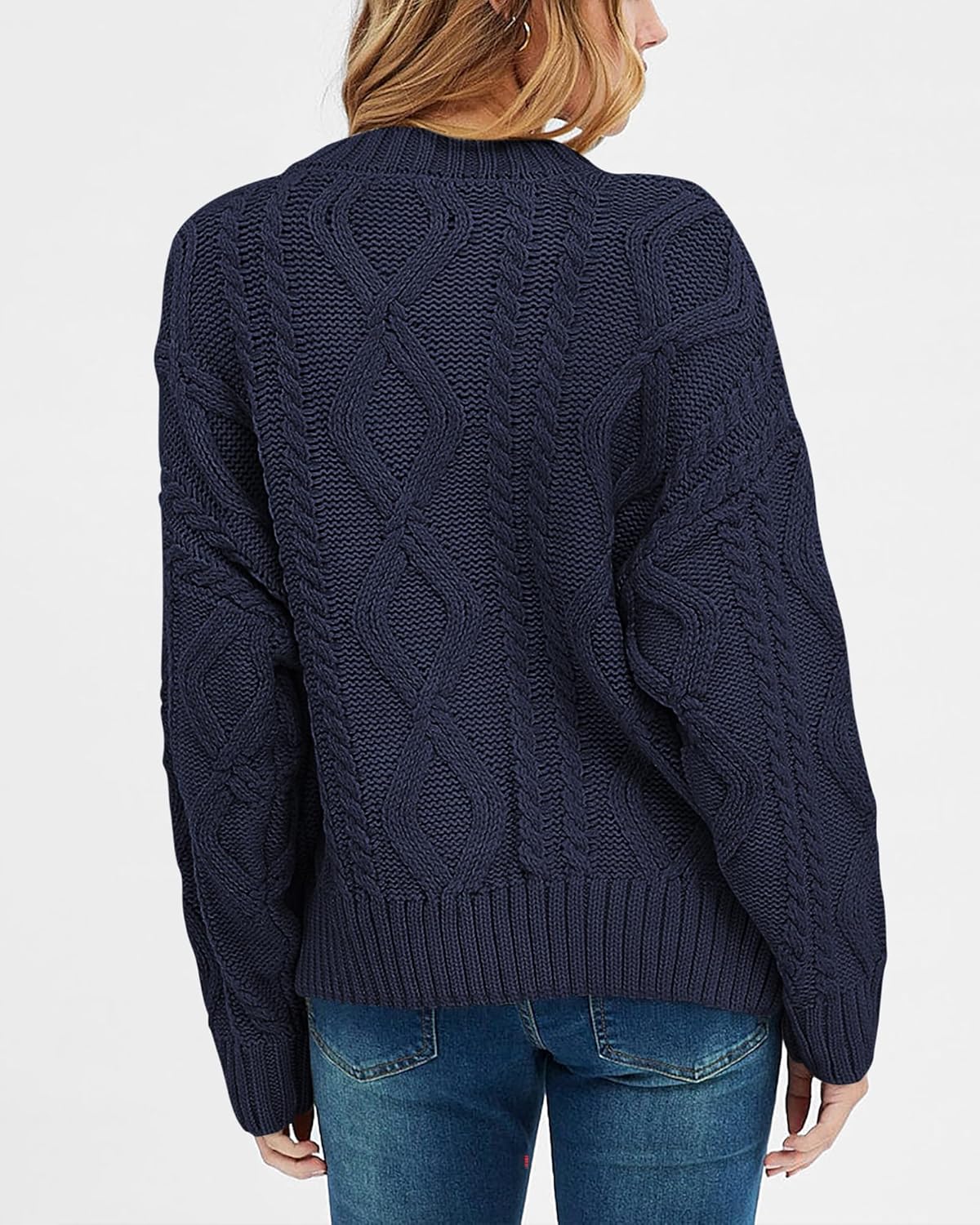 Chic Ribbed Knit Crewneck Sweater for Effortless Fall Style