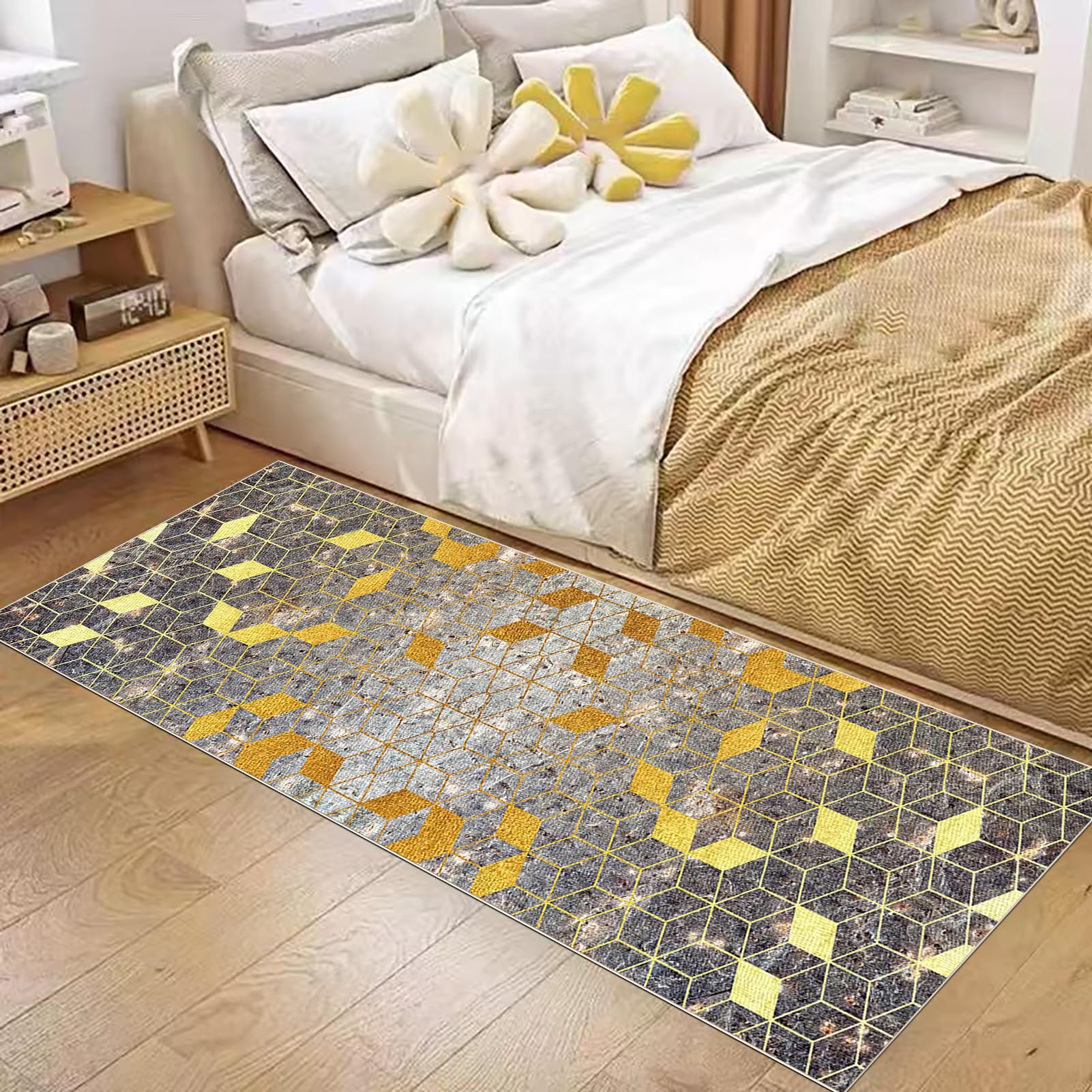 Tappeto del Corridoio 80 x 300 cm Tappeto Stretto Antiscivolo Moderno Tappeti Runner per Cucina Lungo Lavabile Tappeto Cucina Tappeti Runner Ingresso per Corridoio Ingresso Lavanderia