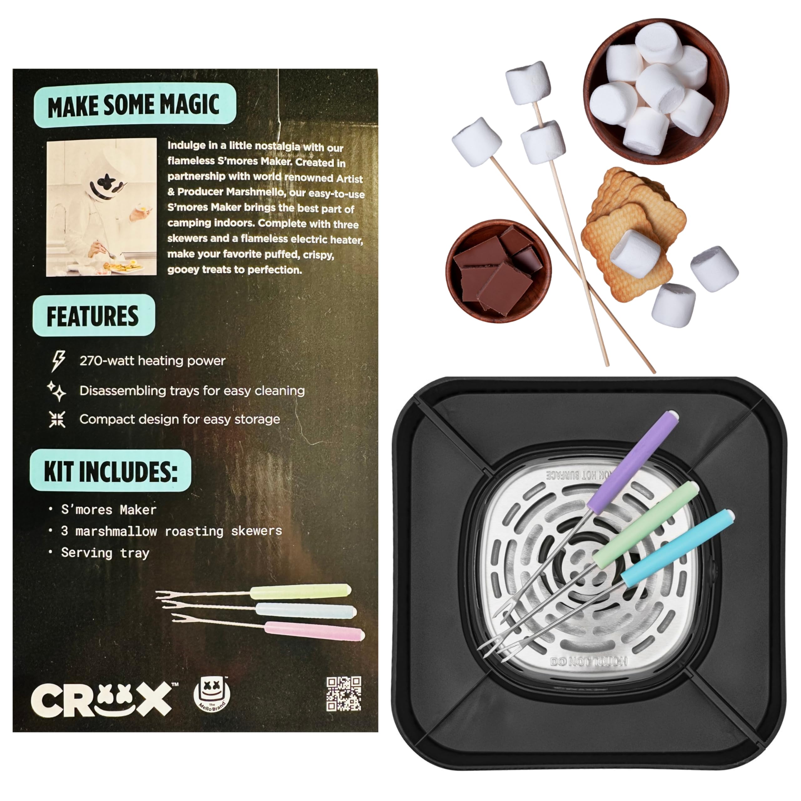 S'more スモア　mare Amazon.com: S'MORES GALORE™ Electric Smores Maker Tabletop