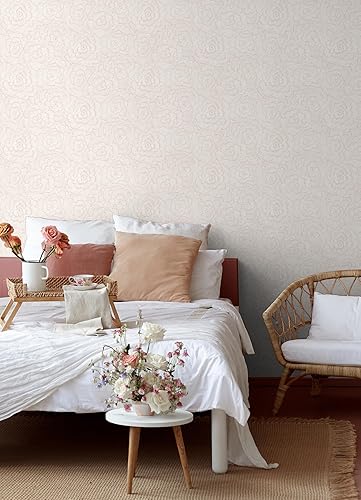 Miniatura 2 de Papel tapiz autoadhesivo rosa Saraya