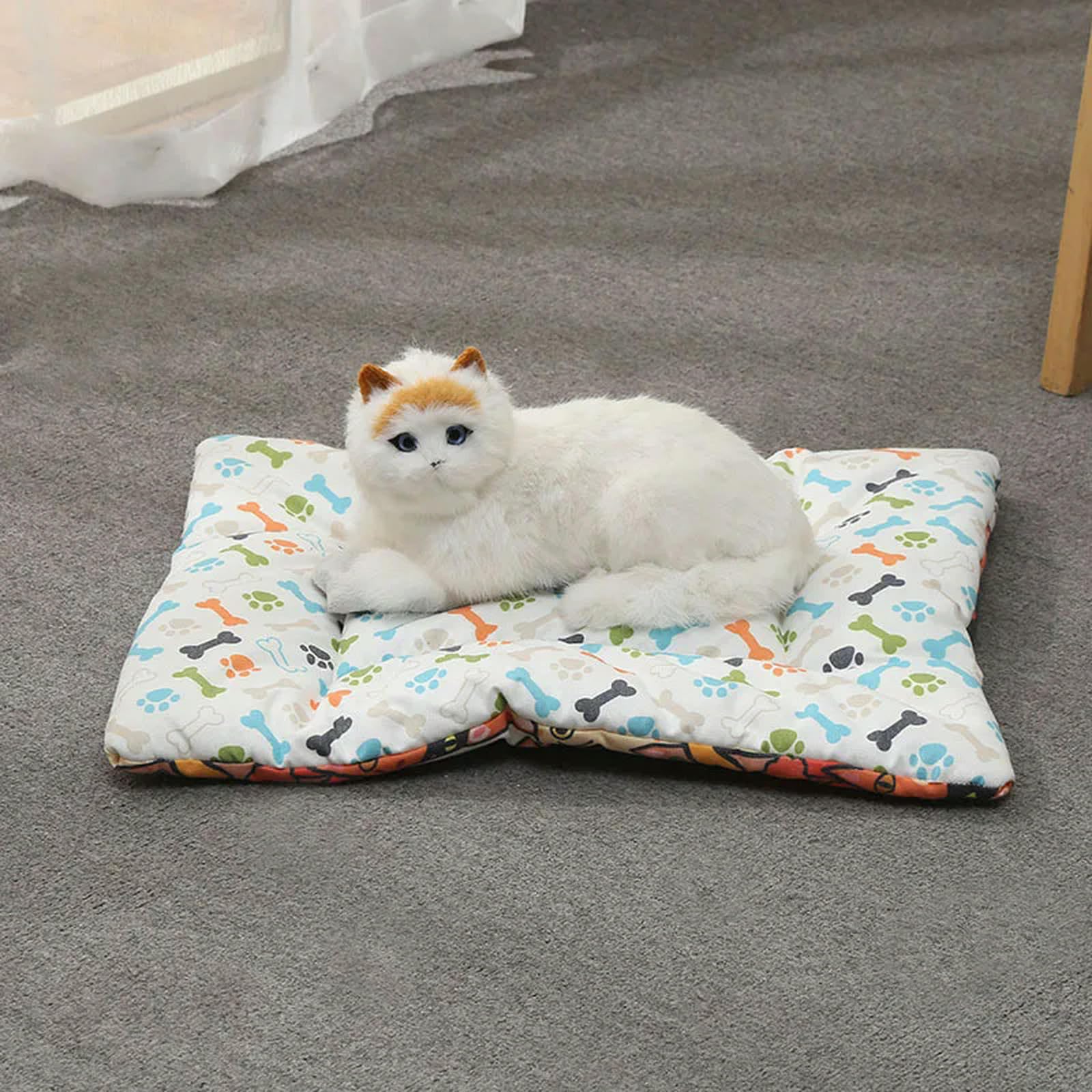 MdybF Letto per Cani Quattro Stagioni Universale Pet Sleeping Mat Cartoon Kennel Gatto Dog Mat Traspirante Gatto Litter Gatto Mat Pet Forniture